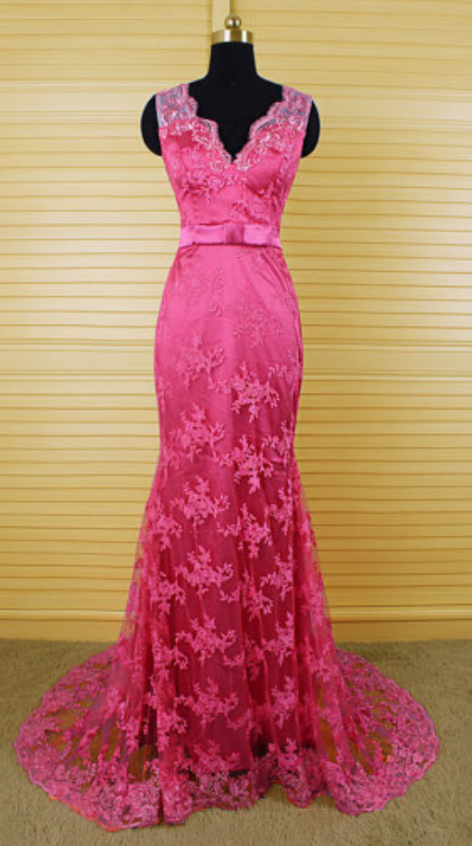 Lace Prom Dresses,formal Gown,lace Evening Gowns