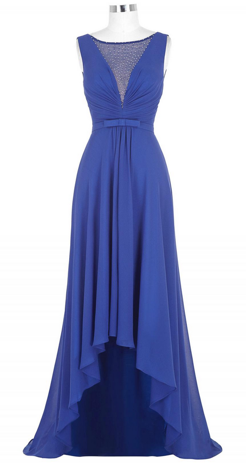 embellished high low chiffon dress Eliza J Dresses | Eliza J Embellished High Low Dress Navy Blue 10 | Color: Blue | Size: 10