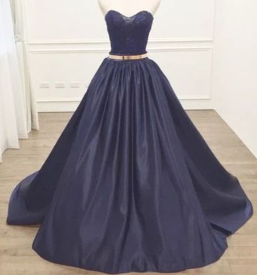 Fashion Lux Charming Sweetheart Neck Lace Formal Prom Dress, Ball Gowns, Lace-up Quinceanera Dresses