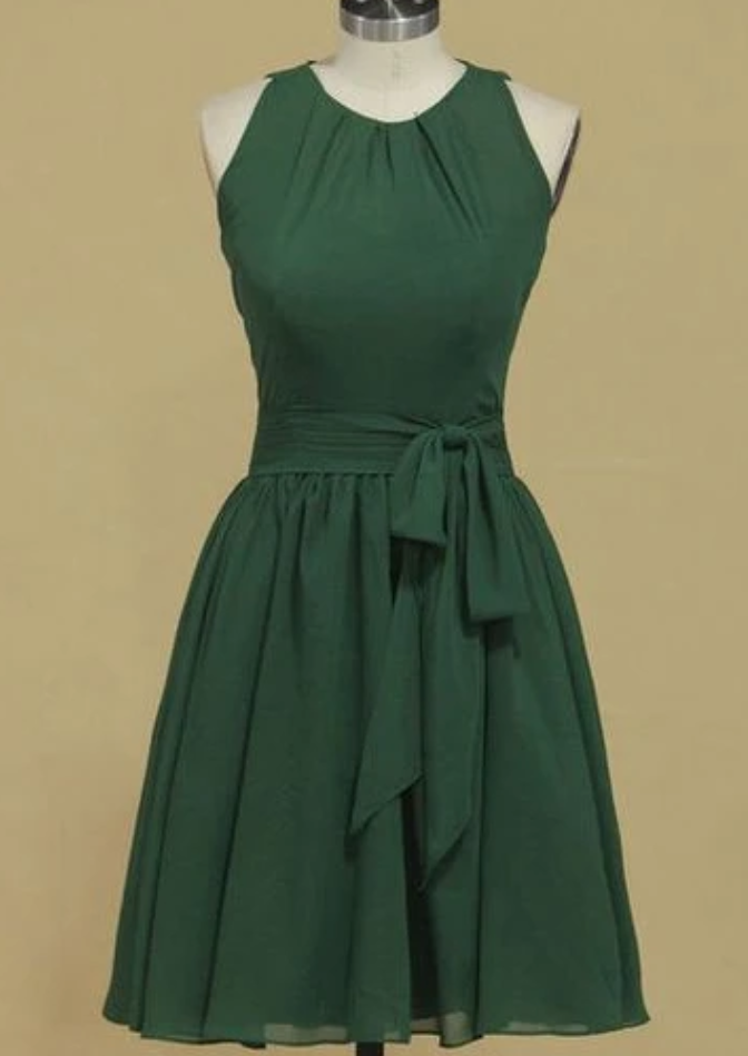 Of The Spoon Of The Bridesmaid A Line Of Short / Mini Chiffon Homecoming Dress