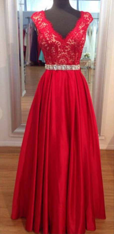 Sexy Prom Dress,lace Prom Dresses,modest Prom Dress, Prom Dresses,sexy Dress,chinese Red,charming Prom Dress,formal Dress,red Prom Gown For