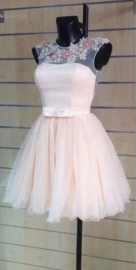 Open Back Homecoming Dress, 8th Grade Prom Dresses, Pale Pink Sexy Homecoming Dress, Short Prom Dress, Short Homecoming Dress,junior Prom