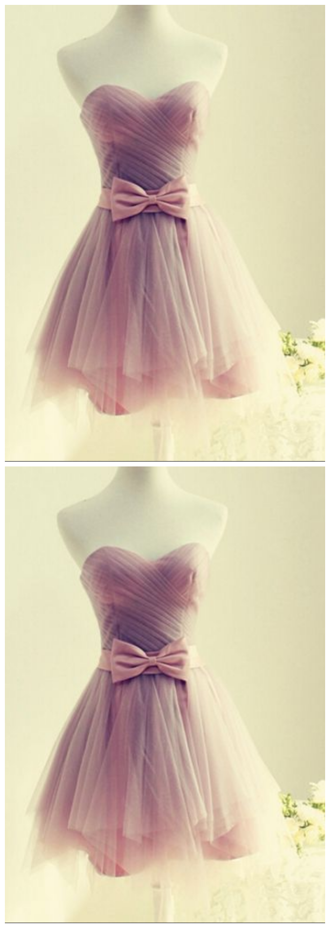 Sweetheart Homecoming Dresses, Pink Short Homecoming Dresses, Elegant Sweetheart Cute Short Tulle Homecoming Dresses For Girls ,evening Gowns
