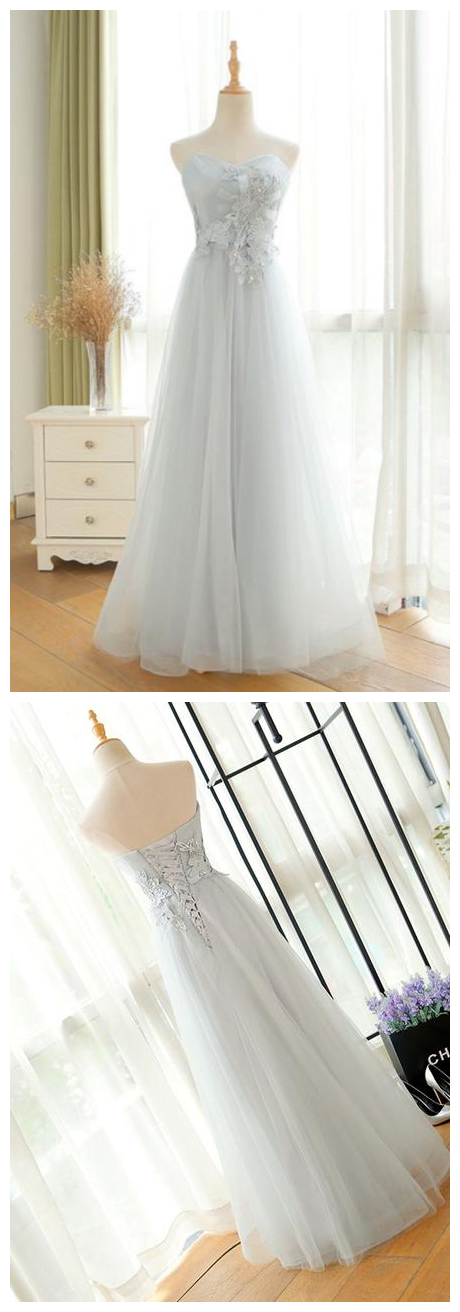 Lace Tulle Prom Dress Evening Dress Party Dress Bridesmaid Dress Wedding Occasion Dress Formal Occasion Dress Full Length Dress