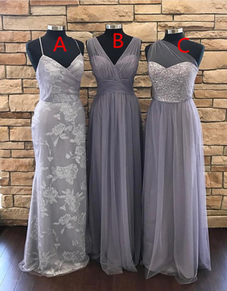 Sexy Sleeveless Prom Dress, Long Prom Dresses, Tulle Formal Evening Dress