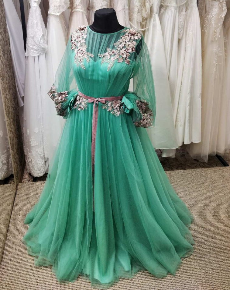 Prom Dresses Tulle Lace Dress, Princess Simple Dress, Prom Dress, Evening Dress, Cocktail Dress, Feminine Party Dress,floral Maxi Wedding Dress