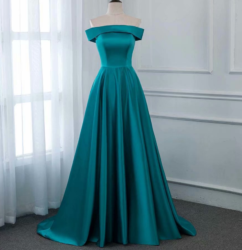 strapless open back dress Sexy Backless Yellow Satin V-neck Long Evening Prom Dresses, GR0562   GordressYou