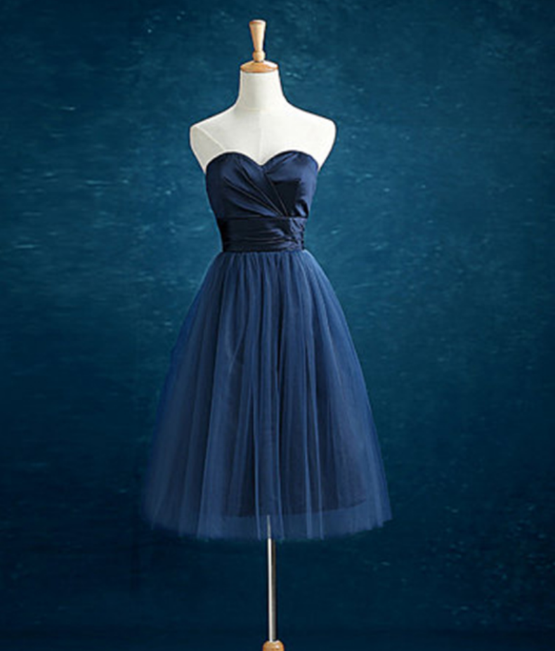 slim fit dress slacks Cute Floral Blue Homecoming Dresses, Short Prom Dresses, Boned Mini Dr –  ClaireBridal main image 0