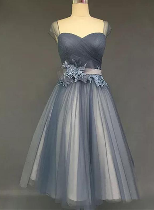 Short Homecoming Dress, Prom Dress With Appliques, Custom Made Prom Dress, Prom Dress For
