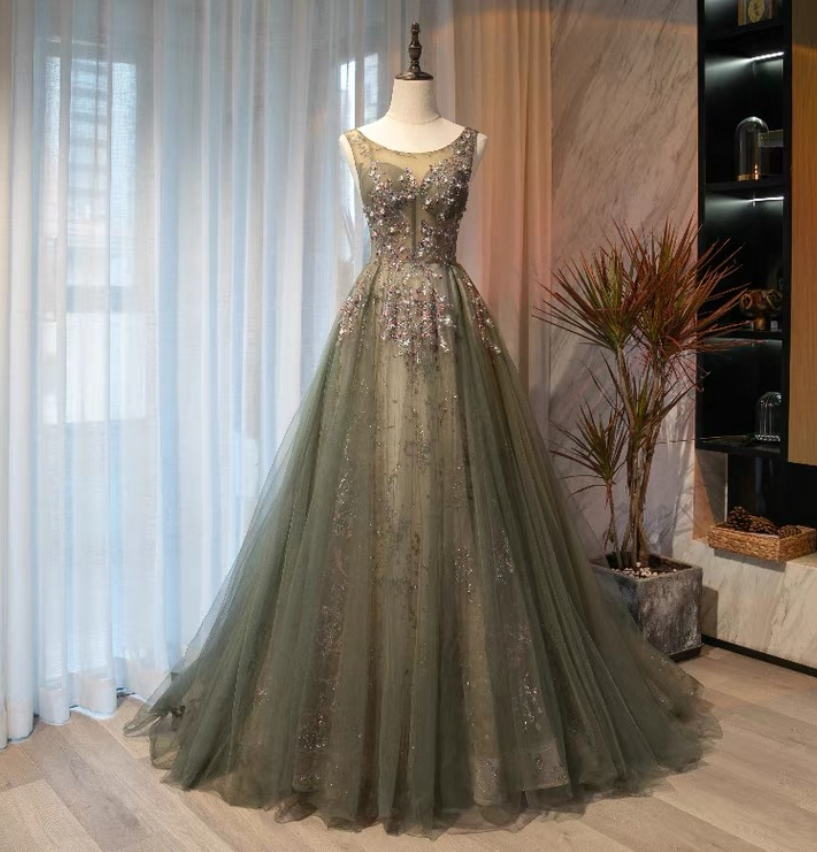 Style, V-neck Prom Dress,fairy Elegant Dress,custom Made