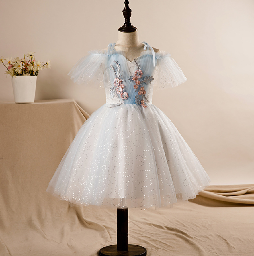 Children Dress Princess Dress, Birthday/host/catwalk/wedding Flower Girl Dress, Performance Evening Dress