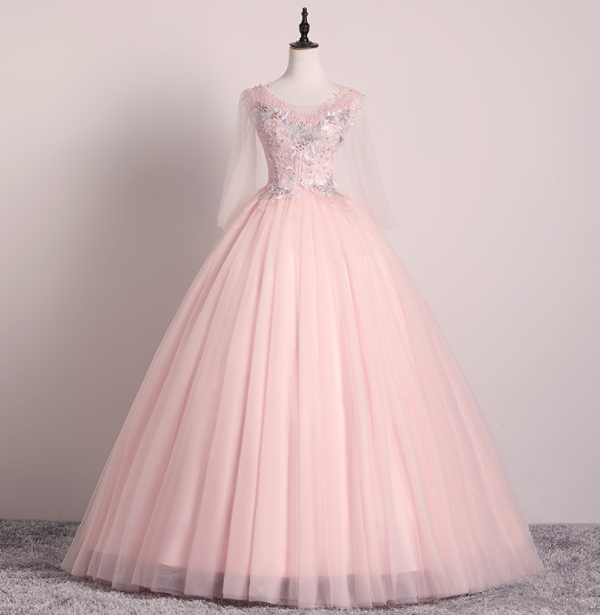 Color Wedding Dress Fluffy Skirt Noble Dress