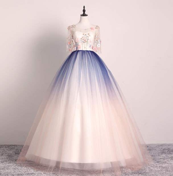 Style Yikao Pengpeng Dress Noble Dress Long Dress