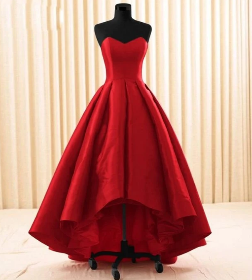 homecoming dresses long in back short in front US0 / Picture color – SELINADRESS