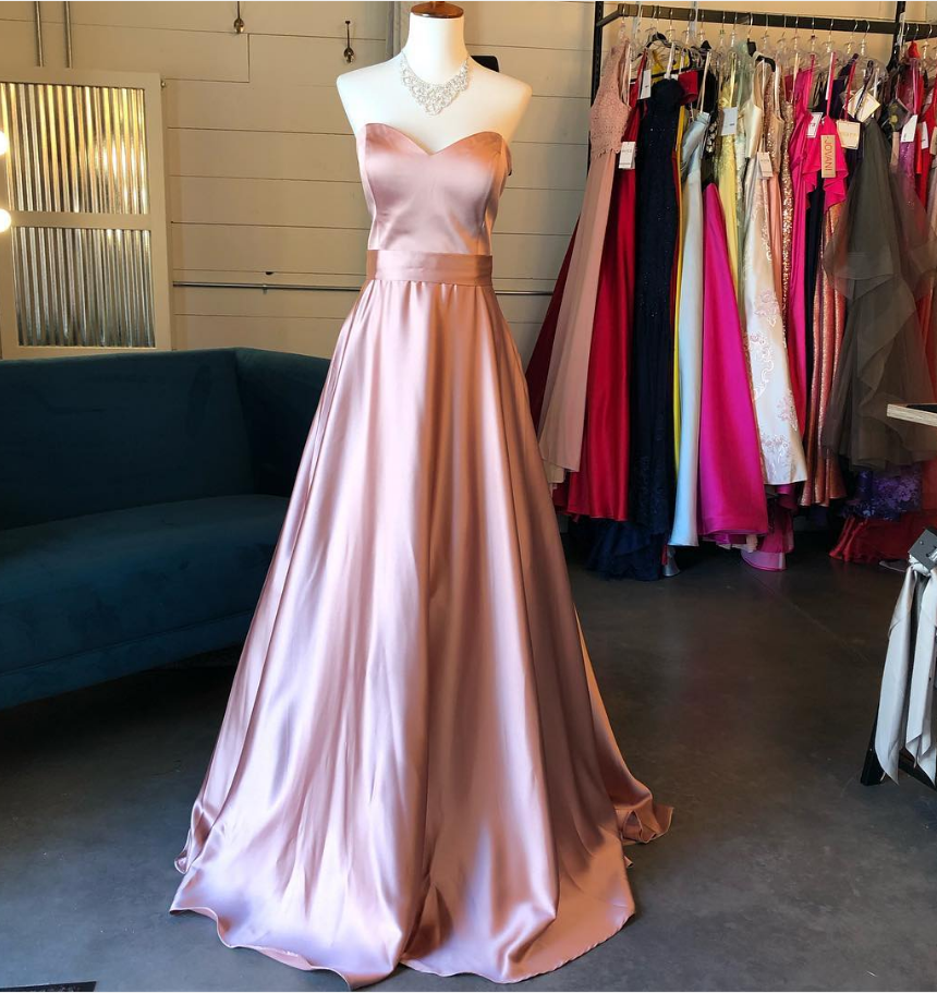 A-line Sweetheart Ruched Prom Dress