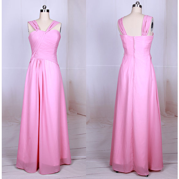 Pink Prom Dresses,prom Dress,simple Prom Gowns,charming Sweetheart Chiffon Prom Dresses,custom Made Prom Dress,long Elegant Prom Dresses