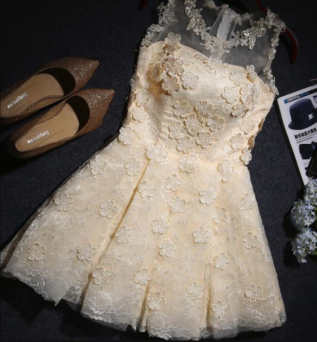 Lace Homecoming Dresses, Lovely Formal Dresses, Cute Party Dresses