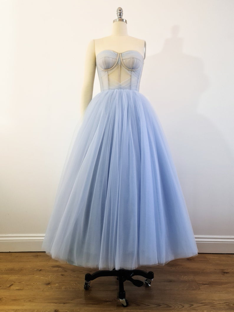Long Prom Dresses, Off The Shoulder Sweetheart Tulle/romantic Elegant Princess Prom Party Gown Custom