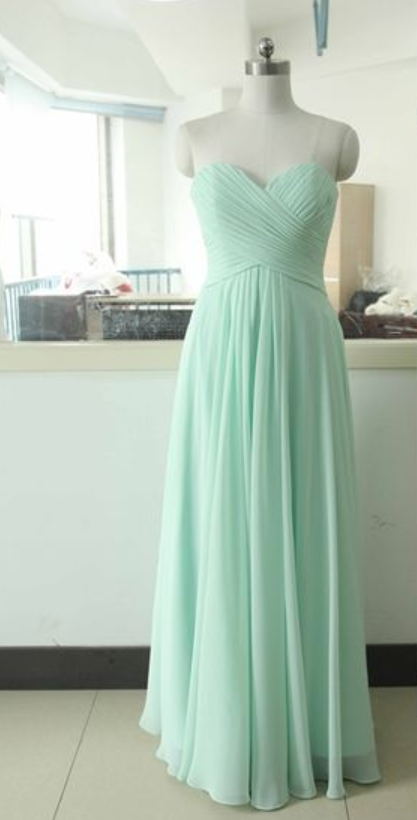 Elegant Lace Up A-Line Chiffon Formal Prom Dress, Beautiful Long Prom Dress, Banquet Party Dress