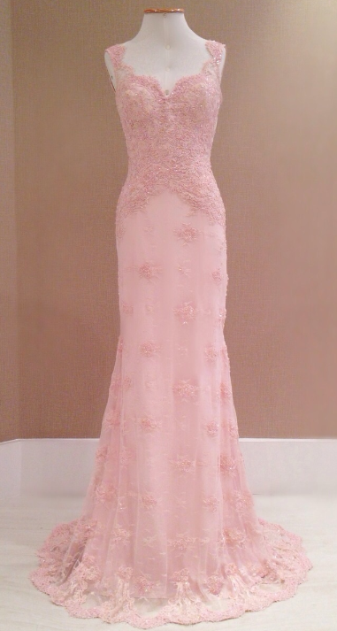 Elegant Sheer Back Lace Formal Prom Dress, Beautiful Long Prom Dress, Banquet Party Dress