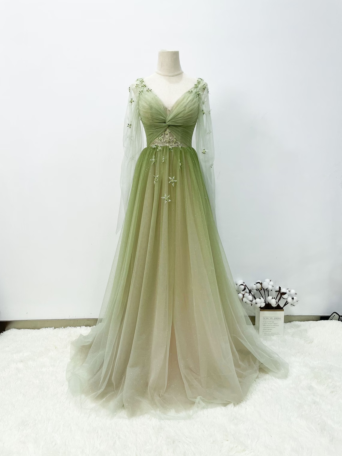 Elegant Fairy Soft Tulle Formal Prom Dress, Beautiful Prom Dress, Banquet Party Dress