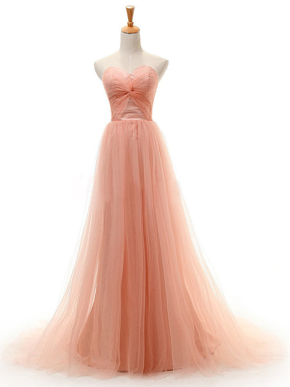 Elegant Charming A-line Tulle Formal Prom Dress, Beautiful Long Prom Dress, Banquet Party Dress