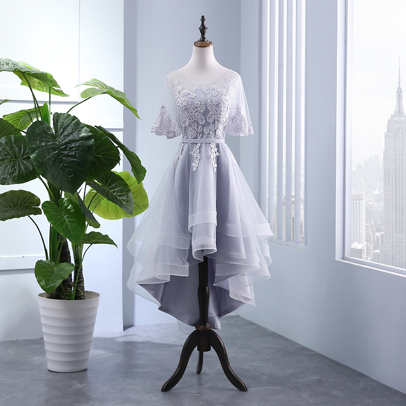 Elegant Sweetheart Lace Applique Short Formal Homecoming Dress, Beautiful Dress, Banquet Party Dress