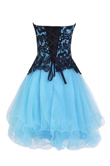 Lace Homecoming Dresses,sweetheart Bridesmaid Short Prom Homecoming Party Dresses For Juniors