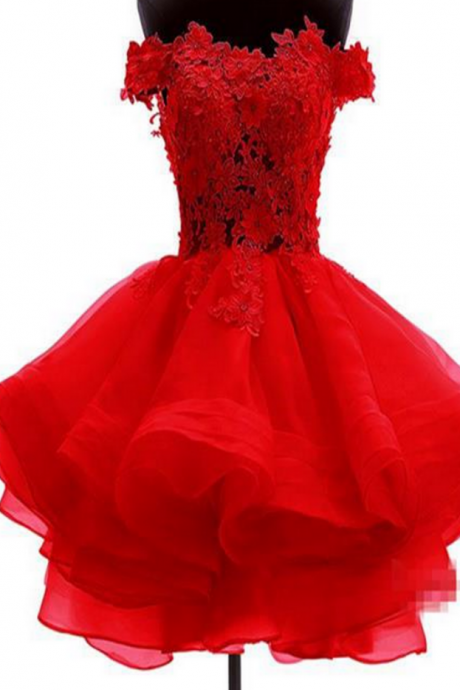 Short Homecoming Dress,custom Homecoming Dresses,red Homecoming Dress,lace Homecoming Dress,pretty Homecoming Dress