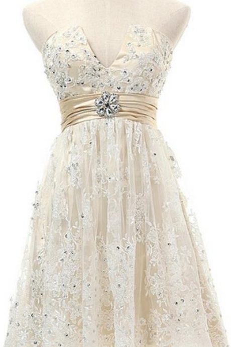 Lace Homecoming Dresses,v-neck Homecoming Dressesmzipped Back Homecoming Dresses,pretty Homecoming Dresses