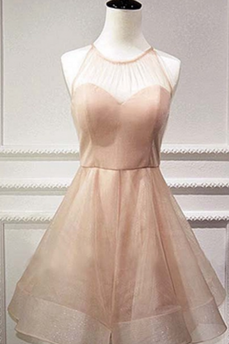 A-line Homecoming Dresses,light Pink Homecoming Dresses,bow Tie Homecoming Dresses,backless Homecoming Dresses,short Prom Dresses,party Dresses
