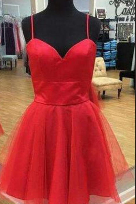 Sweetheart Homecoming Dresses,off The Shoulder Short Red Homecoming Dress Party Dress