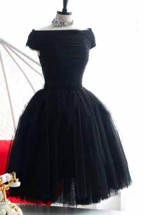 Black Tulle Homecoming Dress,short Homecoming Dresses,prom Dress