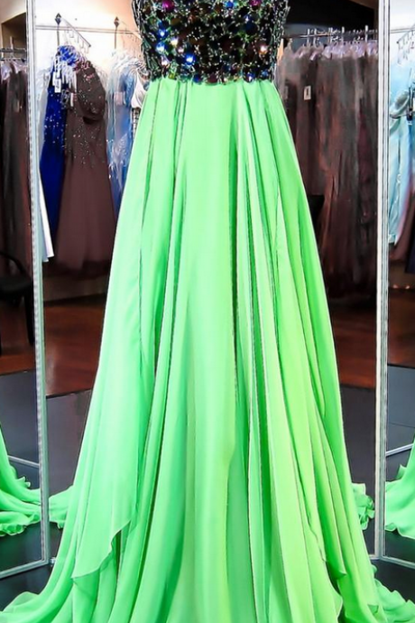 Evening Dresses, Prom Dresses,party Dresses, Prom Dress,modest Prom Dress,green Prom Dresses,long Formal Dresses,elegant Prom Dresses
