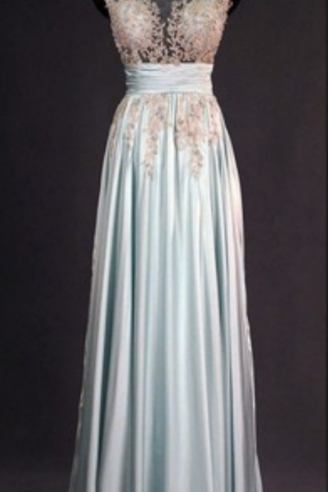 Lace Bridesmaid Dress, Dusty Blue Bridesmaid Dress, Long Bridesmaid Dress, Bridesmaid Dress