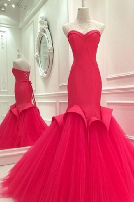 Red Prom Dresses Evening Dresses