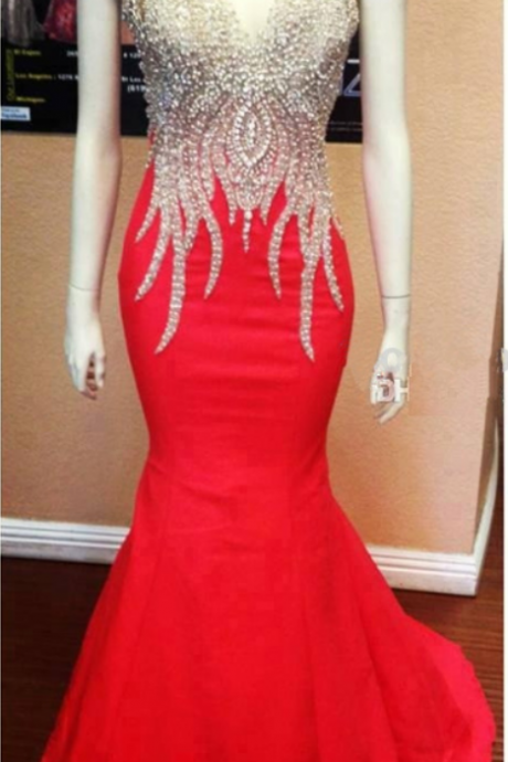Red Mermaid Prom Dresses,off The Shoulder Back Bow Long Evening Prom Dress,high Quality Evening Gowns Formal Women Dress