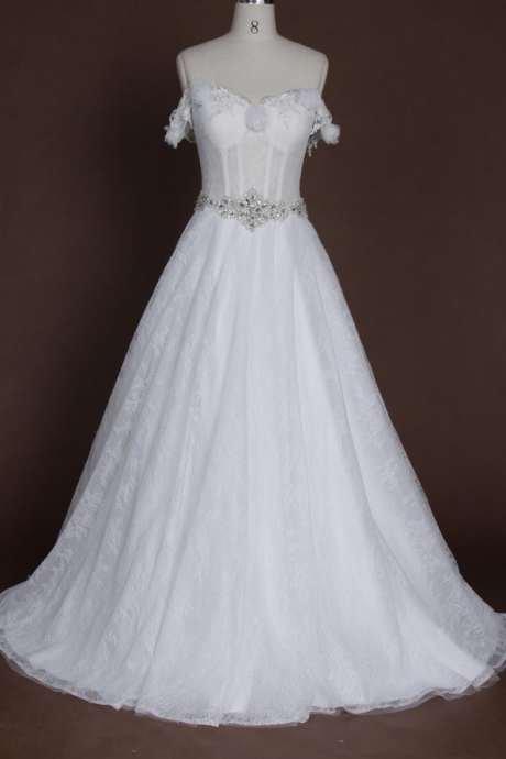 Off-shoulder Wedding Dress,short Wedding Dresses, Wedding Dress,wedding Dress,wedding Gown,bridal Gown,bride Dresses, A-line Wedding Dress,lace