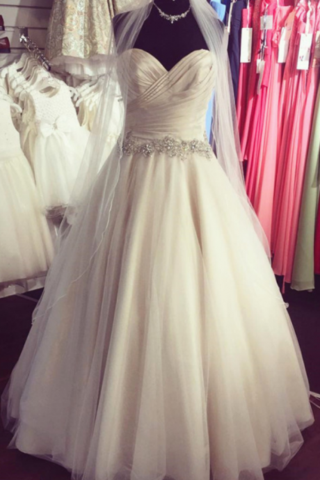  ruched sweetheart tulle wedding ball gowns dresses