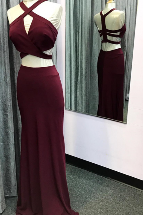  Cheap prom dresses ,two piece prom dress,mermaid prom dress,burgundy prom dress,mermaid evening gowns,long party dresses