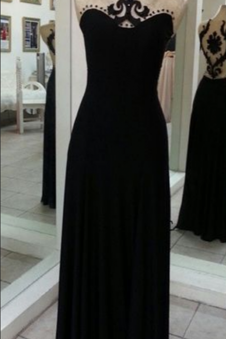 Prom Dresses Black Prom Dress,sheath Prom Dress,fashion Prom Dress,sexy Party Dress,custom Made Evening Dress