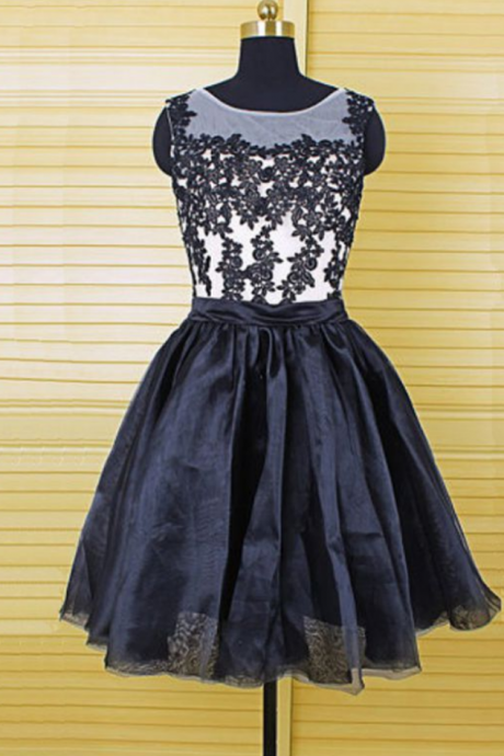  Homecoming Dress,Sheer Neck Lace Homecoming Dress,Short/Mini Sleeveless Homecoming Dress Dresses