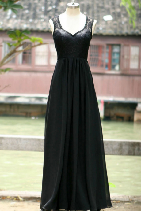 Charming Prom Dress,long Prom Dress,sexy Prom Dress,black Evening Dress,formal Dress