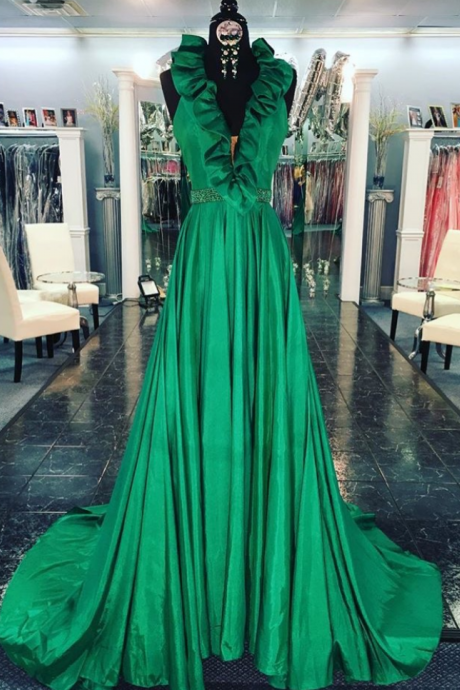 Elegant Formal Dress Evening Dress A-line Fuchsia Strapless Chiffon Long Evening Dresses Prom Dres
