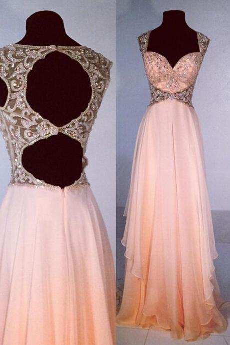 Casual Prom Dress -a-line Sweetheart Sleeveless With Beading