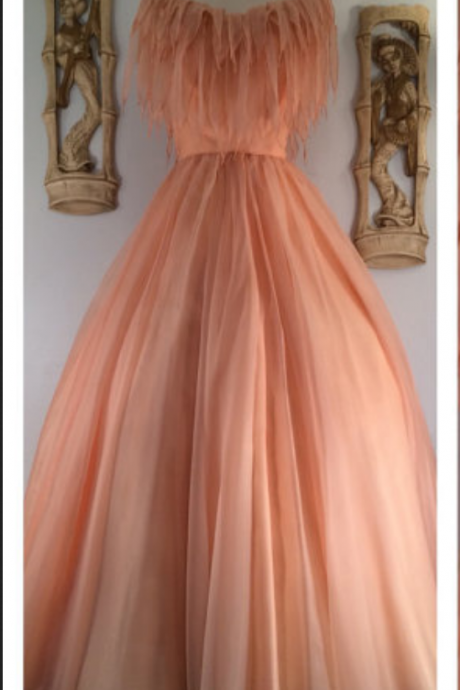 Custom Made Elegant Chiffon Evening Dress A-line Evening Dress Floor-length Evening Dress Fashion Prom Dress