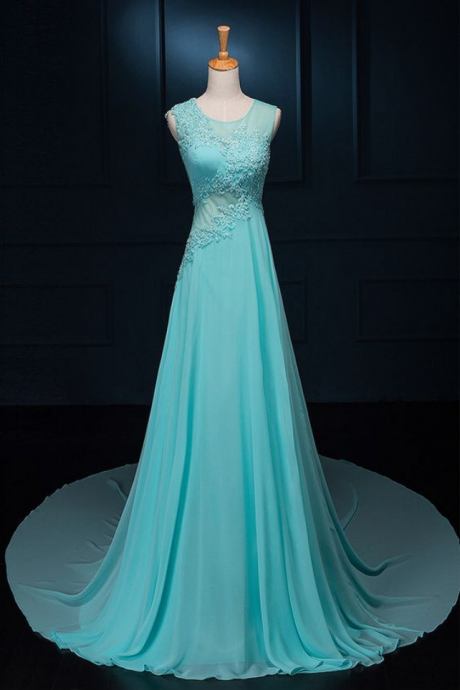 Elegant Prom Dresses, A-line Sleeveless Evening Dress,women's Dress For Party