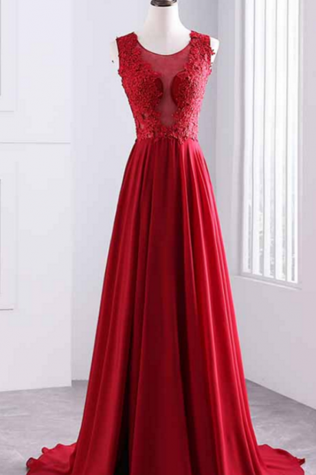 Sexy Prom Dresses,a Line Prom Dresses,lace Appliques Prom Dresses,custom Made Prom Dresses