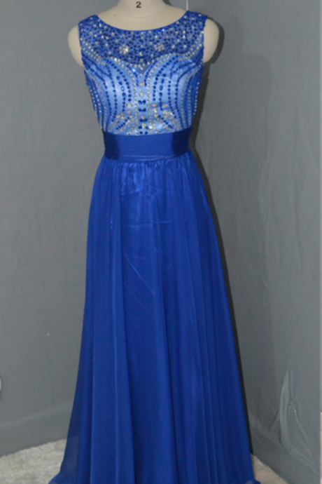 Royal Blue Charming Prom Dress,long Prom Dresses,charming Prom Dresses,evening Dress, Prom Gowns, Formal Women Dress,prom Dress