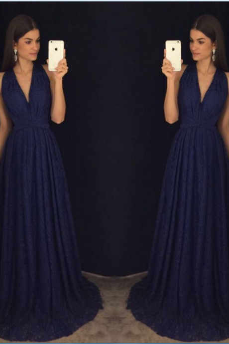 Navy Blue Prom Dresses,elegant Evening Dresses,long Formal Gowns,party Dresses,chiffon Pageant Formal Dress